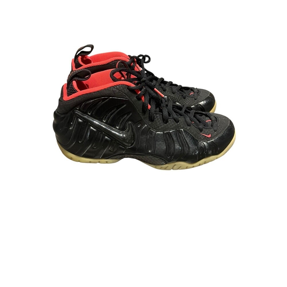 NIKE 2014 AIR FOAMPOSITE 616750-001 YEE ZY GLOW IN THE DARK FLIGHTPOSITE Size 13